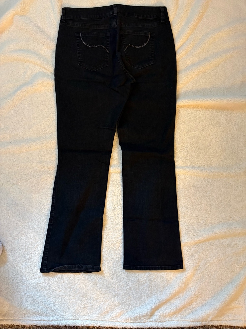 Riders by Lee Women's Black Flare Jeans - Picture 2 of 3